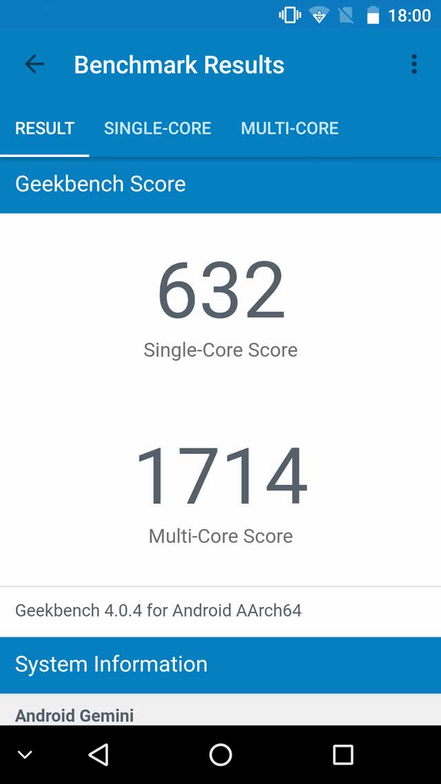 Ulefone Gemin iGeek Benchmark