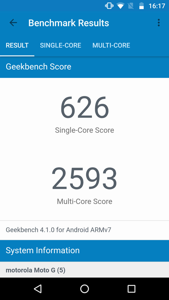 Geek Benchmark