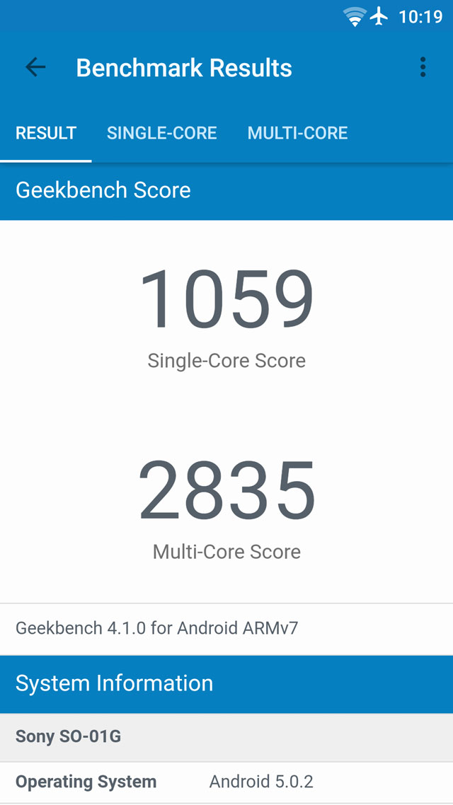 Geek Benchmark