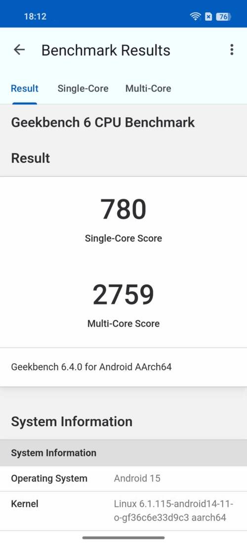 OPPO Reno14 5G ベンチマーク