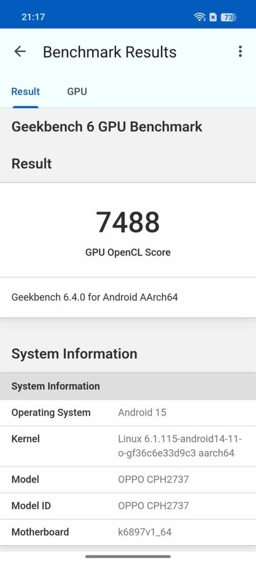 OPPO Reno14 5G ベンチマーク