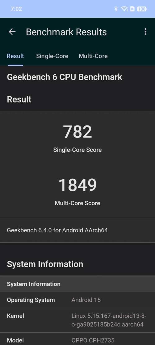 OPPO A5 5G ベンチマーク